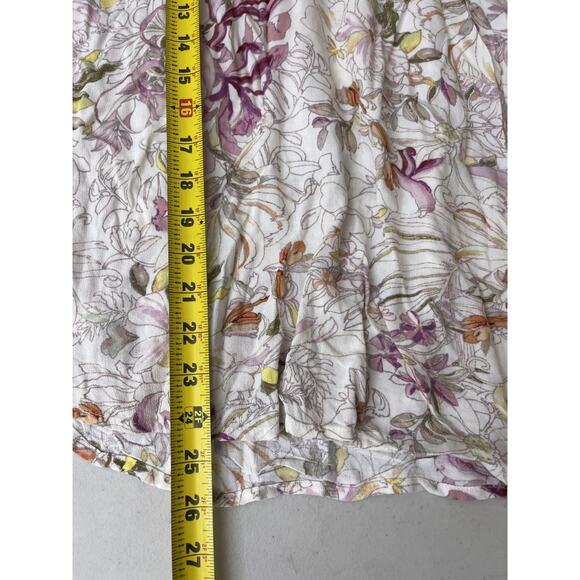 Romantic Cottagecore Boho Fairy Floral Top M Whimsical Dainty Parisian Coquette - Picture 13 of 15